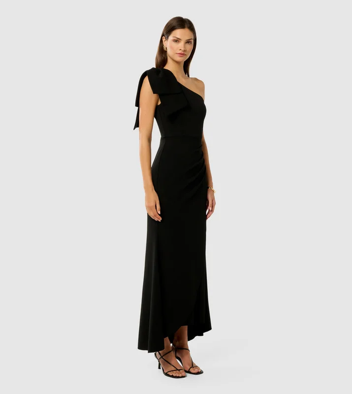 forever new  LISA One Shoulder Bow Detail Dress for Women | Best Price UAE